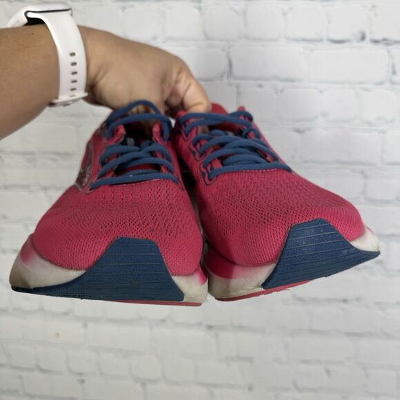Brooks Glycerin 21 Sneakers Women Size 9.5 Pink Raspberry Estate Blue Run Shoes - Picture 11 of 11